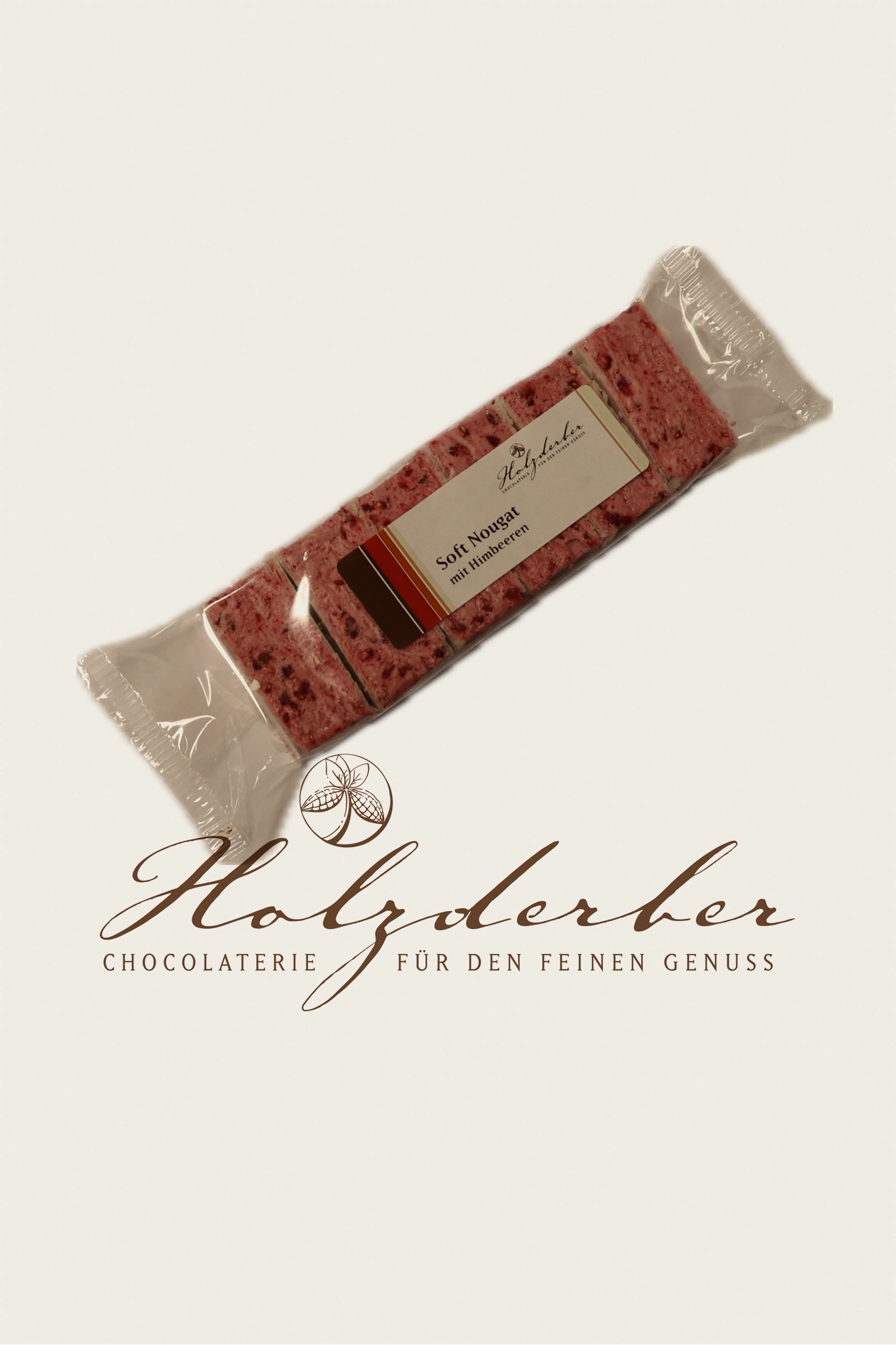 Soft Nougat mit Himbeeren