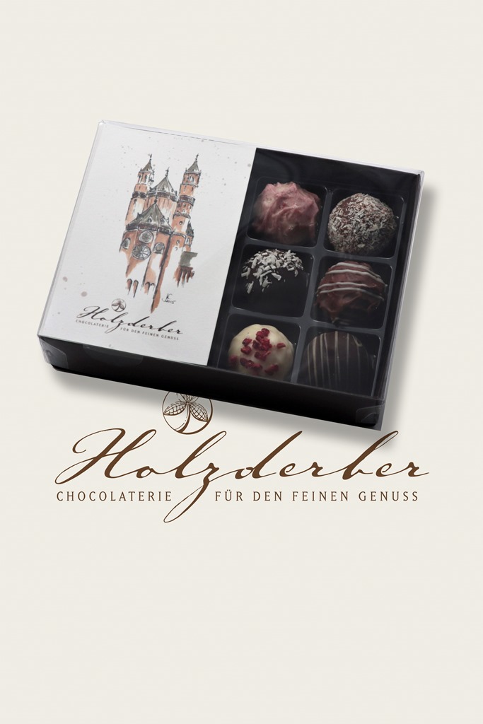 Edle Trüffelmischung 150g mit Dom Motiv