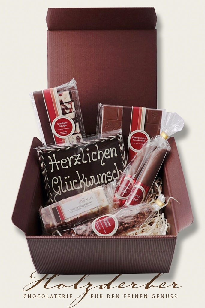 Präsentkorb "Süße Glückwünsche" Klein