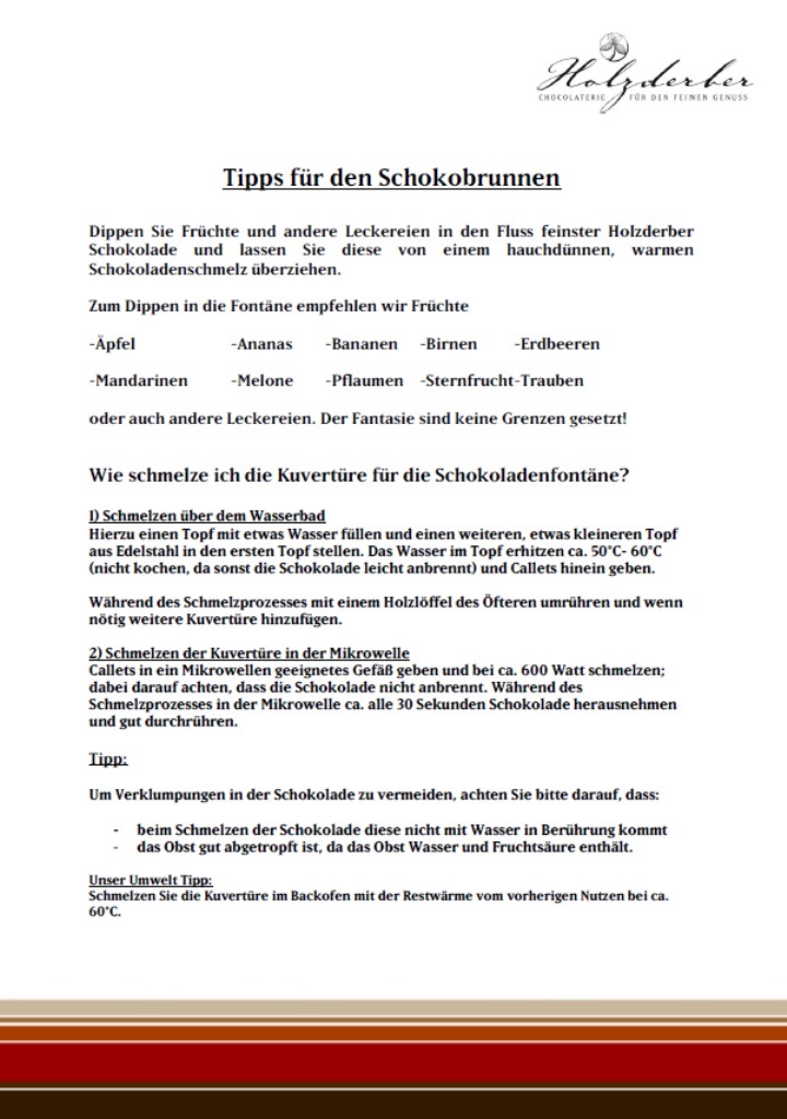 Brunnenschokolade Edelvollmilch